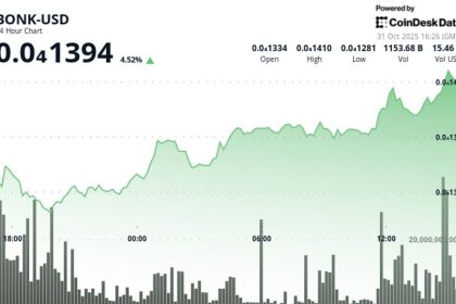 BONK Regains Some Ground With 4.6% Gain