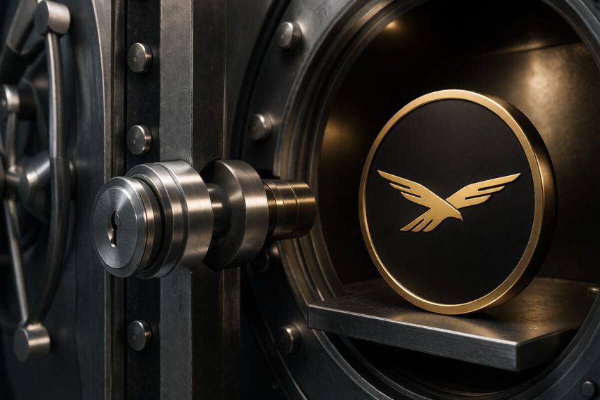 WLFI token inside an open vault as large loan is taken against illiquid holdings ahead of a major token dump