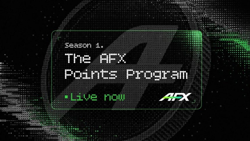 AFX Launches Mainnet Points Program To Reward Real Traders, Liquidity Providers, And Communities