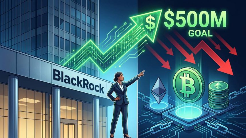 BlackRock maintains its target of $500 million in crypto revenue by 2030